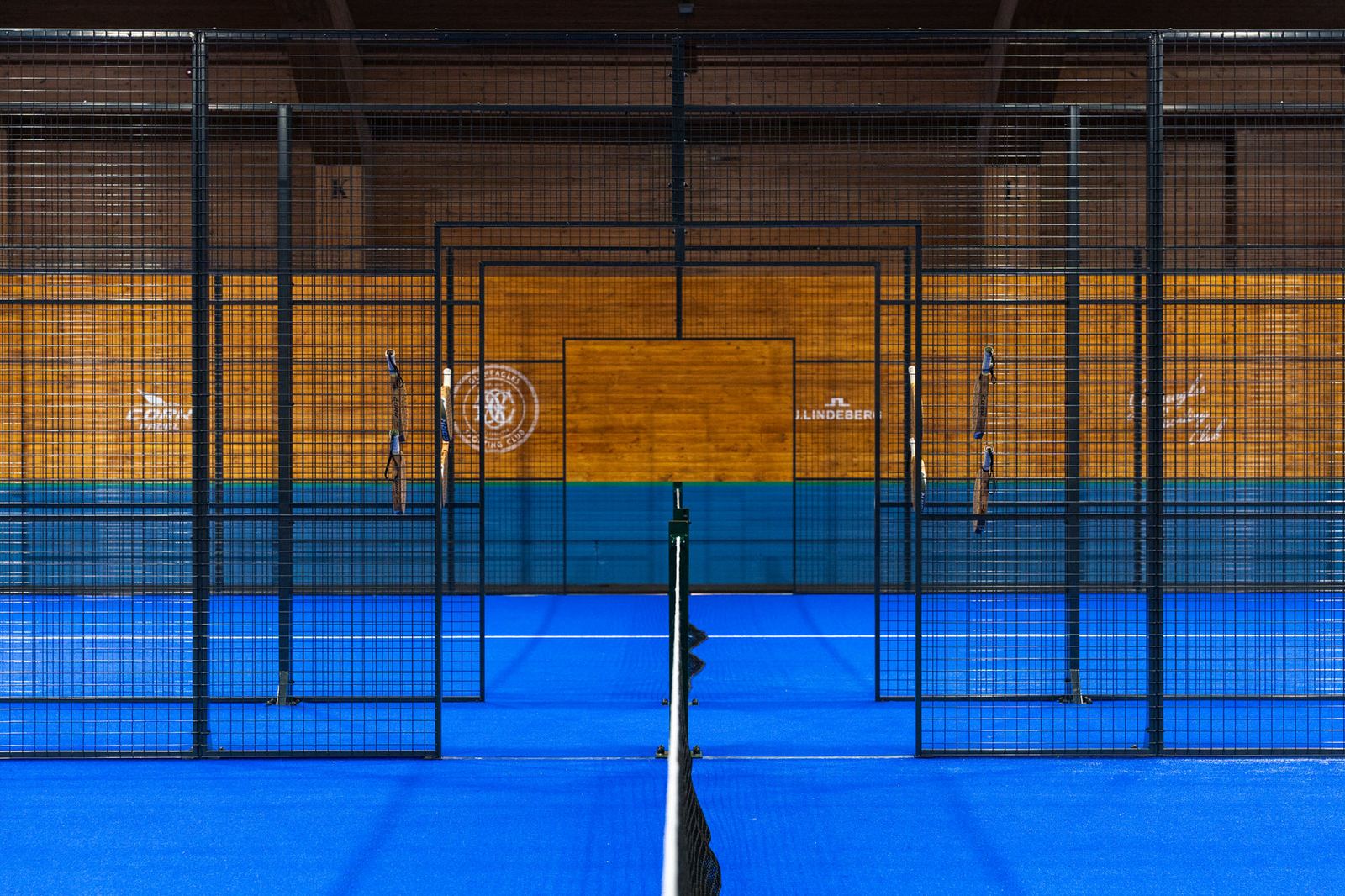 Indoor padel court